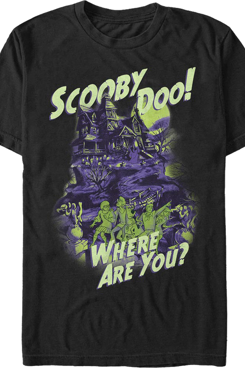 Haunted House Scooby-Doo Where Are You T-Shirt