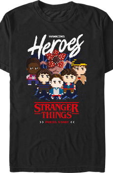 Hawkins Heroes Stranger Things T-Shirt