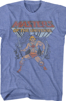 He-Man Castle Grayskull Hero Pose Masters of the Universe T-Shirt