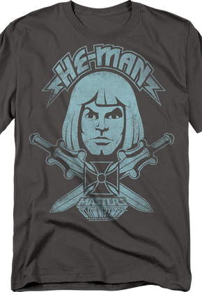 He-Man Crossed Swords Masters of the Universe T-Shirt