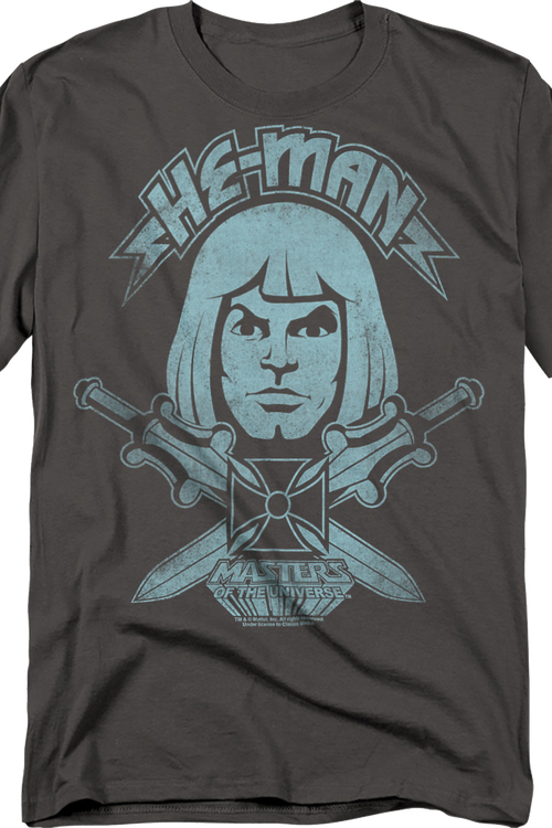 He-Man Crossed Swords Masters of the Universe T-Shirt