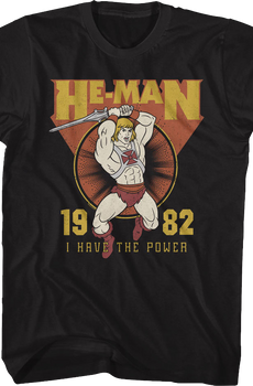 He-Man I Have The Power 1982 Masters of the Universe T-Shirt