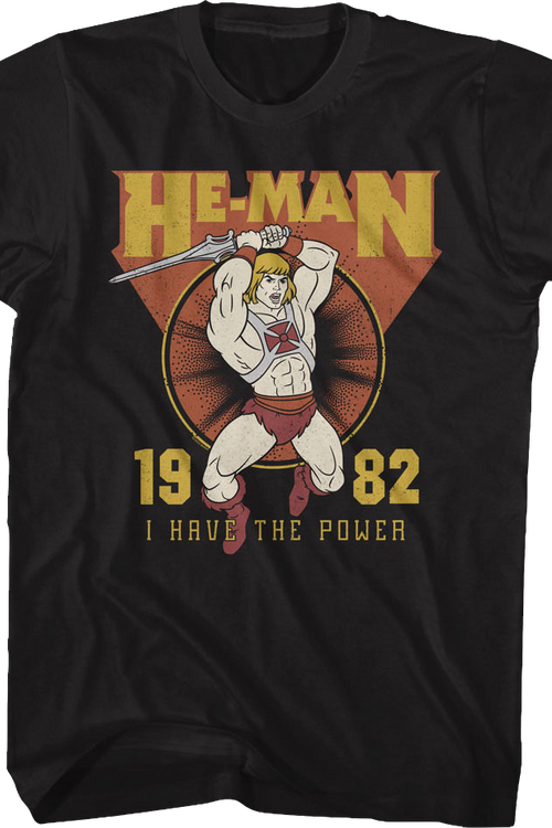 He-Man I Have The Power 1982 Masters of the Universe T-Shirt