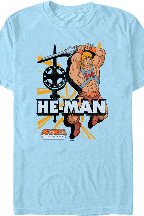 He-Man Power Sword Pose Masters Of The Universe T-Shirt