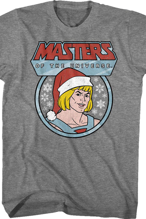 He-Man Santa Claus Hat Masters of the Universe T-Shirt