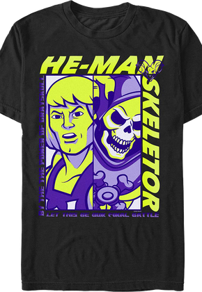 He-Man vs. Skeletor Final Battle Masters Of The Universe T-Shirt