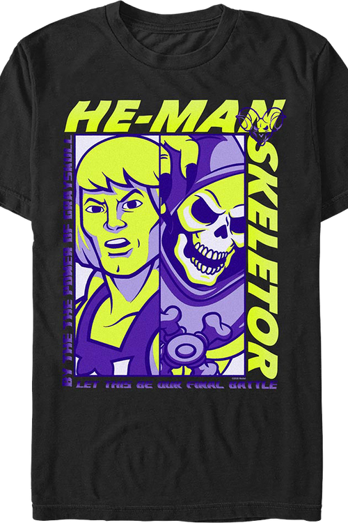 He-Man vs. Skeletor Final Battle Masters Of The Universe T-Shirt