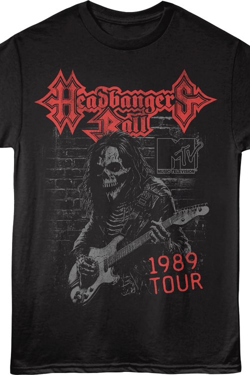 Headbangers Ball 1989 Tour MTV T-Shirt