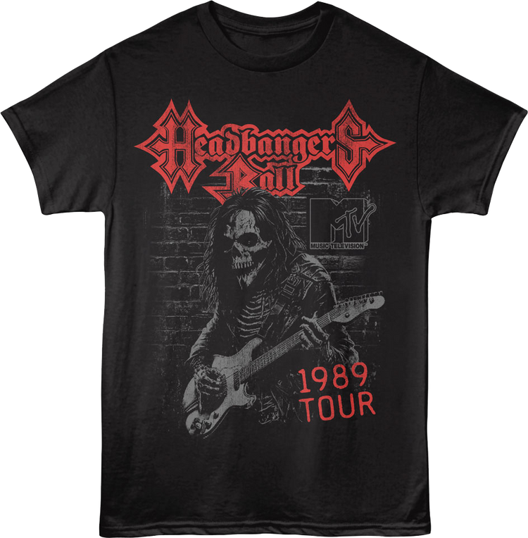 Headbangers Ball 1989 Tour MTV T-Shirt