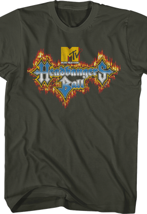 Headbangers Ball Flaming Logo MTV Shirt