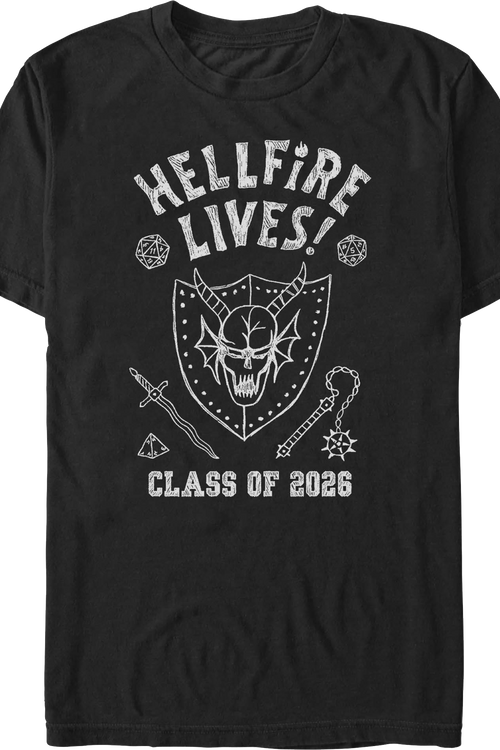 Hellfire Lives Class Of 2026 Stranger Things T-Shirt