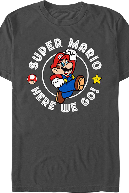 Here We Go Super Mario Bros. Nintendo T-Shirt