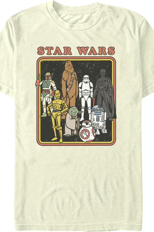 Heroes And Villains Retro Frame Star Wars T-Shirt