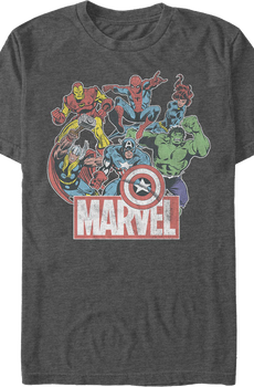 Heroes Assemble Marvel Comics T-Shirt