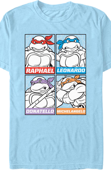 Heroes In A Half Shell Panels Teenage Mutant Ninja Turtles T-Shirt