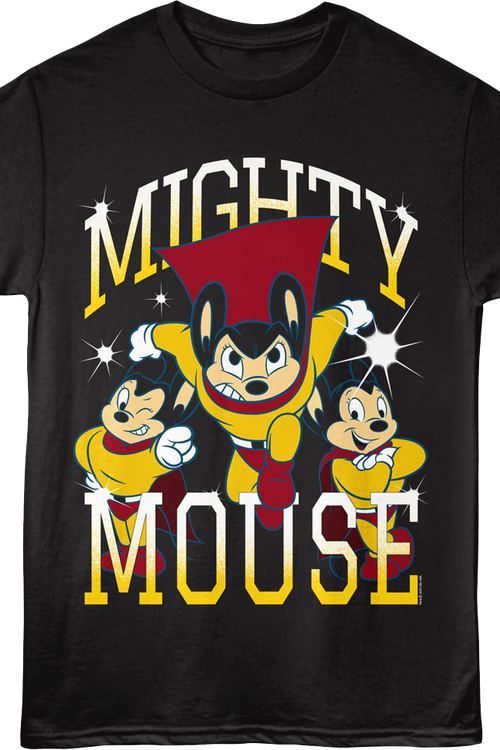 Heroic Poses Mighty Mouse T-Shirt