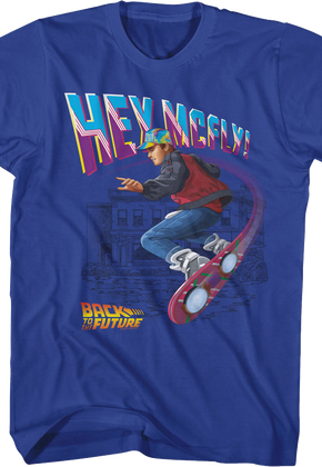 Hey McFly Hoverboard Back To The Future T-Shirt