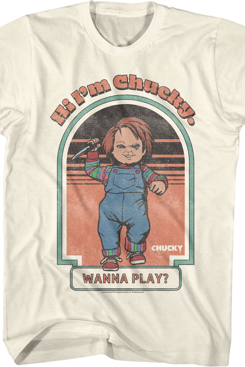 Hi I'm Chucky Wanna Play Child's Play T-Shirt