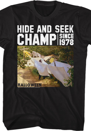 Hide And Seek Champ Since 1978 Halloween T-Shirt