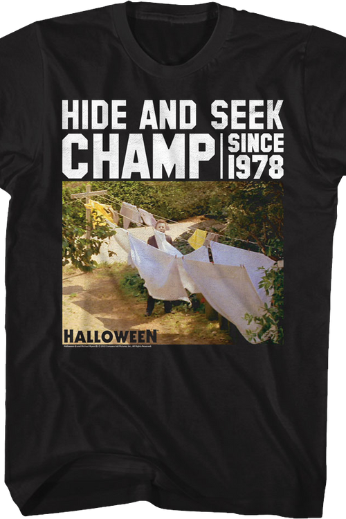 Hide And Seek Champ Since 1978 Halloween T-Shirt