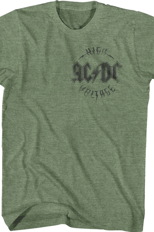 High Voltage European Tour ACDC Shirt