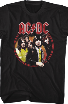 Highway To Hell Circle ACDC T-Shirt