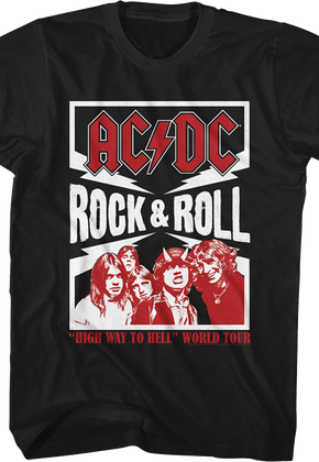 Highway To Hell World Tour ACDC Shirt