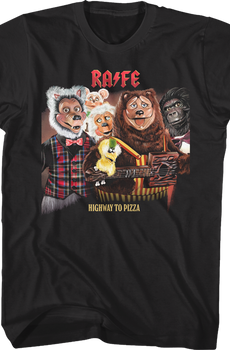 Highway To Pizza Rock-afire Explosion T-Shirt