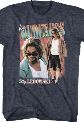 His Dudeness Big Lebowski T-Shirt