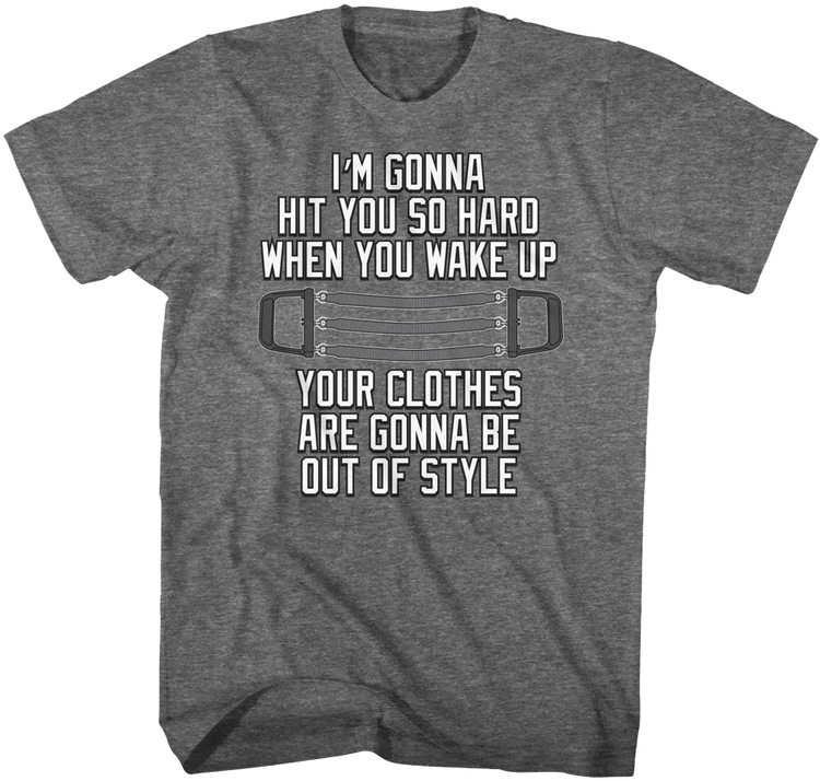Hit You So Hard Quote Goonies T-Shirt
