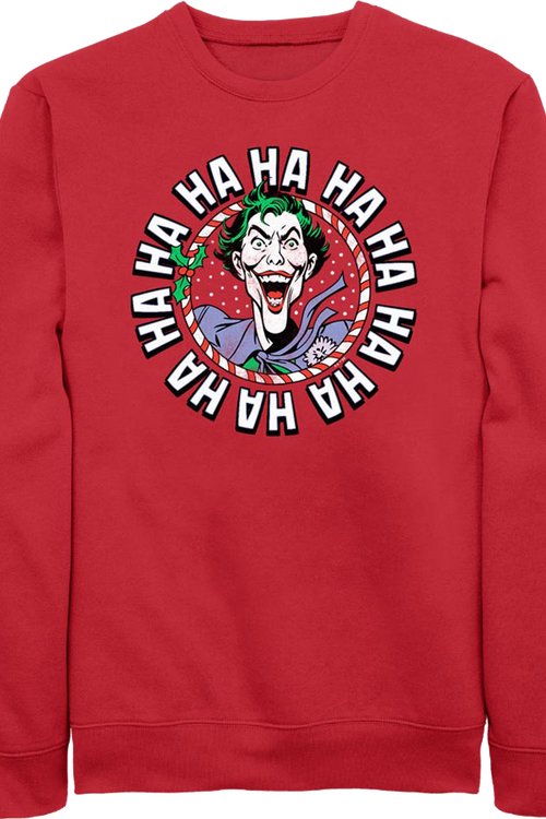 Holly Jolly Joker DC Comics Sweatshirt