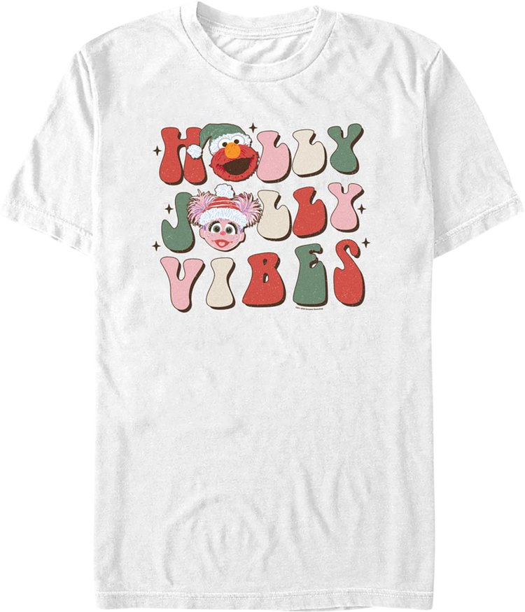 Holly Jolly Vibes Sesame Street T-Shirt