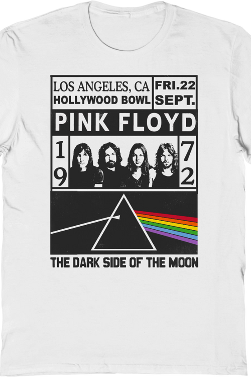 Hollywood Bowl 1972 Pink Floyd T-Shirt