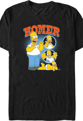 Homer Collage Simpsons T-Shirt
