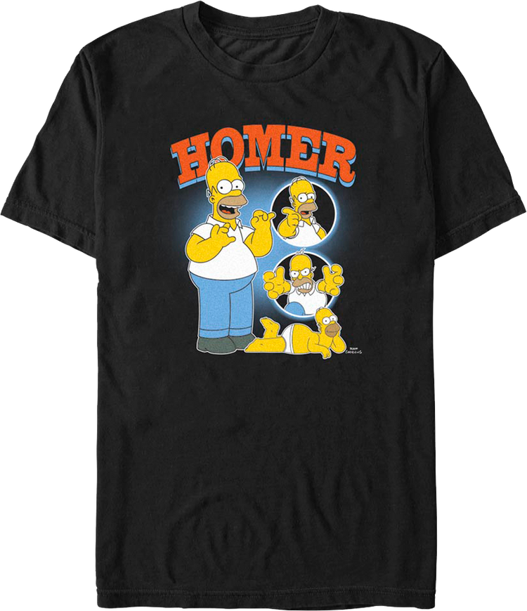 Homer Collage Simpsons T-Shirt