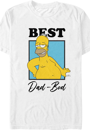 Homer Simpson Best Dad-Bod Simpsons T-Shirt