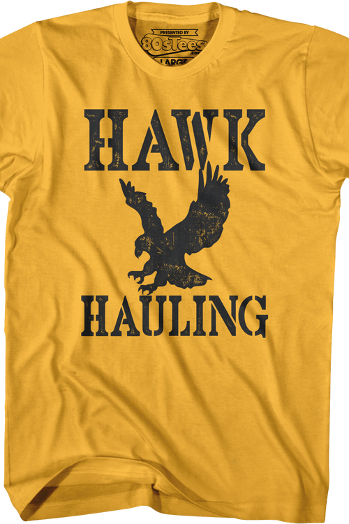 Hood Ornament Hawk Hauling Over The Top T-Shirt