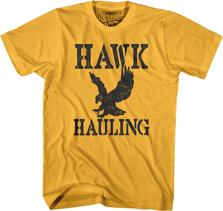 Hood Ornament Hawk Hauling Over The Top T-Shirt
