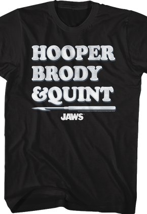 Hooper Brody Quint Jaws T-Shirt