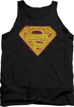 Hot Steel Logo Superman Tank Top