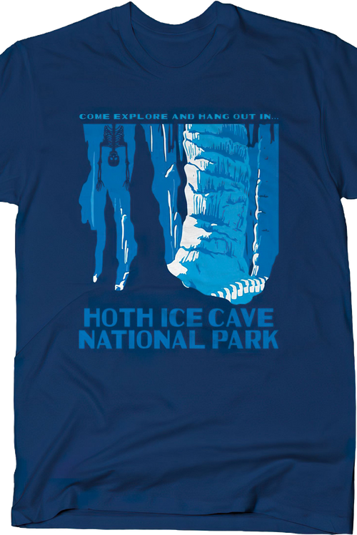 Hoth Ice Cave National Park Star Wars T-Shirt