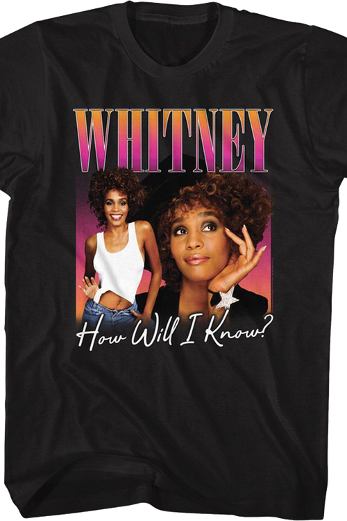How Will I Know Whitney Houston T-Shirt