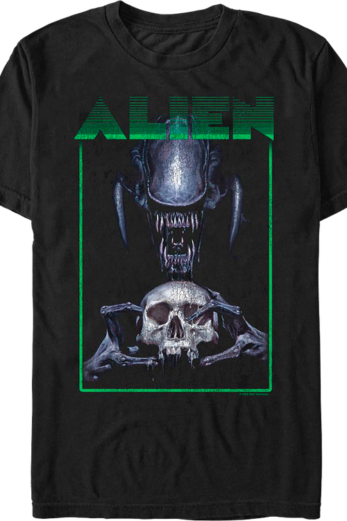 Human Skull Alien T-Shirt