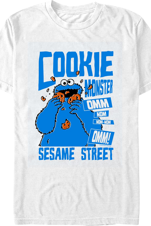 Hungry Cookie Monster Sesame Street T-Shirt