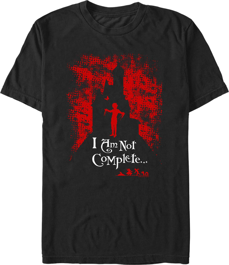 I Am Not Complete Silhouette Edward Scissorhands T-Shirt