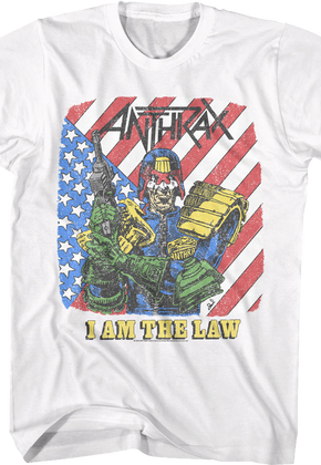 I Am The Law Anthrax T-Shirt