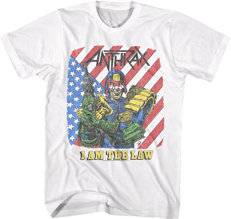 I Am The Law Anthrax T-Shirt