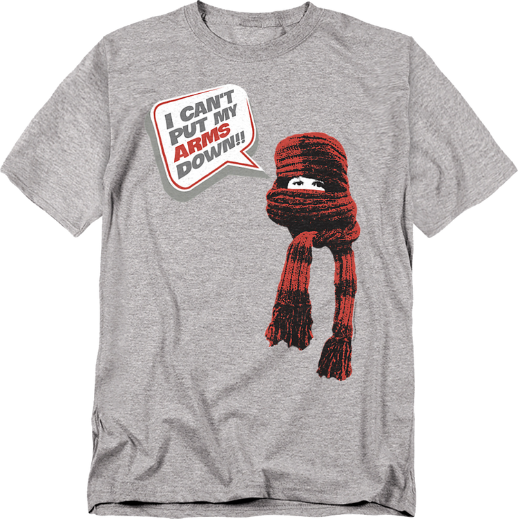I Can't Put My Arms Down Christmas Story T-Shirt