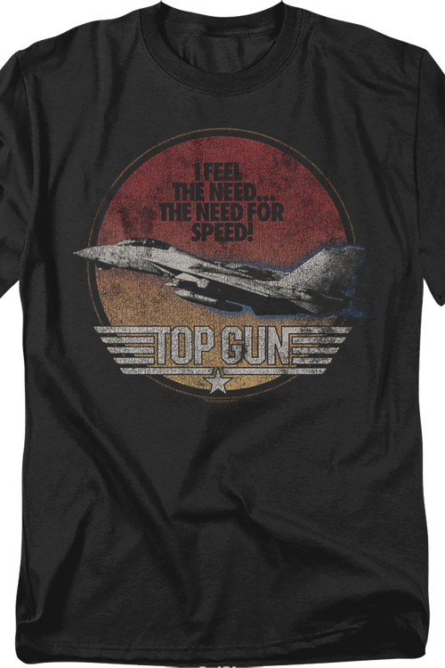 I Feel The Need...The Need For Speed Top Gun T-Shirt