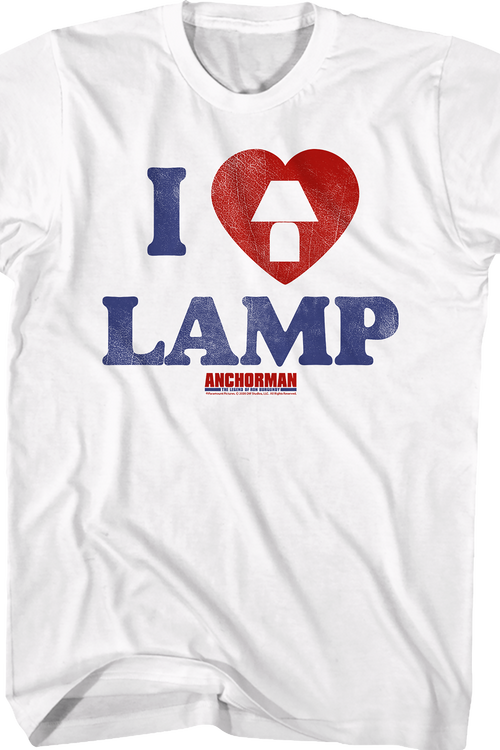 I Love Lamp Anchorman T-Shirt
